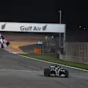 Lewis Hamilton (GBR) Mercedes-Benz F1 W08 Hybrid takes the chequered flag at Formula One World Championship, Rd3, Bahrain Grand Prix Race, Bahrain International Circuit, Sakhir, Bahrain, Sunday 16 April 2017. © Sutton Motorsport Images
