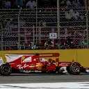 Sebastian Vettel (GER) Ferrari SF70-H at Formula One World Championship, Rd3, Bahrain Grand Prix Race, Bahrain International Circuit, Sakhir, Bahrain, Sunday 16 April 2017. © Sutton Motorsport Images