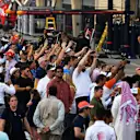 Fans at Formula One World Championship, Rd3, Bahrain Grand Prix Preparations, Bahrain International Circuit, Sakhir, Bahrain, Thursday 13 April 2017. © Sutton Motorsport Images