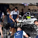 Mechanics work on the car of Felipe Massa (BRA) Williams FW40 in the garage at Formula One World Championship, Rd12, Belgian Grand Prix, Practice, Spa Francorchamps, Belgium, Friday 25 August 2017. © Sutton Images