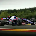 Daniil Kvyat (RUS) Scuderia Toro Rosso STR12 at Formula One World Championship, Rd12, Belgian Grand Prix, Practice, Spa Francorchamps, Belgium, Friday 25 August 2017. © Sutton Images