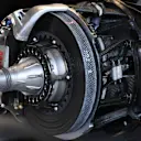 Mercedes-Benz F1 W08 Hybrid front brake and wheel hub at Formula One World Championship, Rd12, Belgian Grand Prix, Practice, Spa Francorchamps, Belgium, Friday 25 August 2017. © Sutton Images