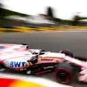 Sergio Perez (MEX) Force India VJM10 at Formula One World Championship, Rd12, Belgian Grand Prix, Practice, Spa Francorchamps, Belgium, Friday 25 August 2017. © Sutton Images