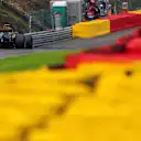 Jolyon Palmer (GBR) Renault Sport F1 Team RS17 at Formula One World Championship, Rd12, Belgian Grand Prix, Practice, Spa Francorchamps, Belgium, Friday 25 August 2017. © Sutton Images