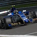 Pascal Wehrlein (GER) Sauber C36 at Formula One World Championship, Rd12, Belgian Grand Prix, Qualifying, Spa Francorchamps, Belgium, Saturday 26 August 2017. © Sutton Images