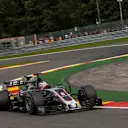 Romain Grosjean (FRA) Haas VF-17 at Formula One World Championship, Rd12, Belgian Grand Prix, Qualifying, Spa Francorchamps, Belgium, Saturday 26 August 2017. © Sutton Images