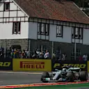 Valtteri Bottas (FIN) Mercedes-Benz F1 W08 Hybrid at Formula One World Championship, Rd12, Belgian Grand Prix, Qualifying, Spa Francorchamps, Belgium, Saturday 26 August 2017. © Sutton Images