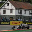 Romain Grosjean (FRA) Haas VF-17 at Formula One World Championship, Rd12, Belgian Grand Prix, Qualifying, Spa Francorchamps, Belgium, Saturday 26 August 2017. © Sutton Images