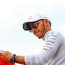 Race winner Lewis Hamilton (GBR) Mercedes AMG F1 celebrates with the Union Jack Flag at Formula One World Championship, Rd12, Belgian Grand Prix, Race, Spa Francorchamps, Belgium, Sunday 27 August 2017. © Sutton Images