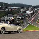 Valtteri Bottas (FIN) Mercedes AMG F1 on the drivers parade at Formula One World Championship, Rd12, Belgian Grand Prix, Race, Spa Francorchamps, Belgium, Sunday 27 August 2017. © Sutton Images