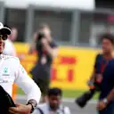 Lewis Hamilton (GBR) Mercedes AMG F1 on the drivers parade at Formula One World Championship, Rd12, Belgian Grand Prix, Race, Spa Francorchamps, Belgium, Sunday 27 August 2017. © Sutton Images