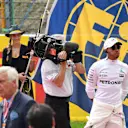 Lewis Hamilton (GBR) Mercedes AMG F1 on the grid at Formula One World Championship, Rd12, Belgian Grand Prix, Race, Spa Francorchamps, Belgium, Sunday 27 August 2017. © Sutton Images