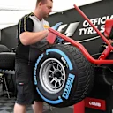 Pirelli tyre preparation area at Formula One World Championship, Rd12, Belgian Grand Prix, Preparations, Spa Francorchamps, Belgium, Thursday 24 August 2017. © Sutton Images
