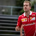 Sebastian Vettel (GER) Ferrari at Formula One World Championship, Rd12, Belgian Grand Prix, Preparations, Spa Francorchamps, Belgium, Thursday 24 August 2017. © Sutton Images