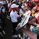Lewis Hamilton (GBR) Mercedes AMG F1 signs autographs for the fans at Formula One World Championship, Rd12, Belgian Grand Prix, Preparations, Spa Francorchamps, Belgium, Thursday 24 August 2017. © Sutton Images