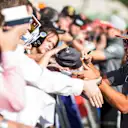 Fernando Alonso (ESP) McLaren signs autographs for the fans at Formula One World Championship, Rd12, Belgian Grand Prix, Preparations, Spa Francorchamps, Belgium, Thursday 24 August 2017. © Sutton Images