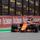 Fernando Alonso (ESP) McLaren MCL32 at Formula One World Championship, Rd19, Brazilian Grand Prix, Practice, Interlagos, Sao Paulo, Brazil, Friday 10 November 2017. © Kym Illman/Sutton Images