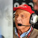 Niki Lauda (AUT) Mercedes AMG F1 Non-Executive Chairman at Formula One World Championship, Rd19, Brazilian Grand Prix, Practice, Interlagos, Sao Paulo, Brazil, Friday 10 November 2017. © Mark Sutton/Sutton Images