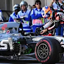 Romain Grosjean (FRA) Haas VF-17 at Formula One World Championship, Rd19, Brazilian Grand Prix, Practice, Interlagos, Sao Paulo, Brazil, Friday 10 November 2017. © Mark Sutton/Sutton Images