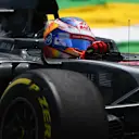 Romain Grosjean (FRA) Haas VF-17 at Formula One World Championship, Rd19, Brazilian Grand Prix, Practice, Interlagos, Sao Paulo, Brazil, Friday 10 November 2017. © Mark Sutton/Sutton Images