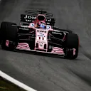 Sergio Perez (MEX) Force India VJM10 at Formula One World Championship, Rd19, Brazilian Grand Prix, Qualifying, Interlagos, Sao Paulo, Brazil, Saturday 11 November 2017. © Manuel Goria/Sutton Images