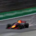 Daniel Ricciardo (AUS) Red Bull Racing RB13 sparks at Formula One World Championship, Rd19, Brazilian Grand Prix, Qualifying, Interlagos, Sao Paulo, Brazil, Saturday 11 November 2017. © Mark Sutton/Sutton Images