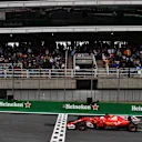 Sebastian Vettel (GER) Ferrari SF70-H at Formula One World Championship, Rd19, Brazilian Grand Prix, Qualifying, Interlagos, Sao Paulo, Brazil, Saturday 11 November 2017. © Mark Sutton/Sutton Images
