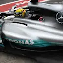 Lewis Hamilton (GBR) Mercedes-Benz F1 W08 Hybrid at Formula One World Championship, Rd19, Brazilian Grand Prix, Qualifying, Interlagos, Sao Paulo, Brazil, Saturday 11 November 2017. © Mark Sutton/Sutton Images