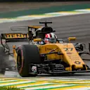 Nico Hulkenberg (GER) Renault Sport F1 Team RS17 at Formula One World Championship, Rd19, Brazilian Grand Prix, Qualifying, Interlagos, Sao Paulo, Brazil, Saturday 11 November 2017. © Kym Illman/Sutton Images