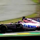 Sergio Perez (MEX) Force India VJM10 at Formula One World Championship, Rd19, Brazilian Grand Prix, Race, Interlagos, Sao Paulo, Brazil, Sunday 12 November 2017. © Kym Illman/Sutton Images