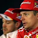 Kimi Raikkonen (FIN) Ferrari in the Press Conference at Formula One World Championship, Rd19, Brazilian Grand Prix, Race, Interlagos, Sao Paulo, Brazil, Sunday 12 November 2017. © Kym Illman/Sutton Images