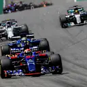 Pierre Gasly (FRA) Scuderia Toro Rosso STR12 at Formula One World Championship, Rd19, Brazilian Grand Prix, Race, Interlagos, Sao Paulo, Brazil, Sunday 12 November 2017. © Manuel Goria/Sutton Images