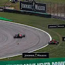 Daniel Ricciardo (AUS) Red Bull Racing RB13 and Stoffel Vandoorne (BEL) McLaren MCL32 collide at the start of the race at Formula One World Championship, Rd19, Brazilian Grand Prix, Race, Interlagos, Sao Paulo, Brazil, Sunday 12 November 2017. © Manuel Goria/Sutton Images