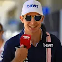 Esteban Ocon (FRA) Force India F1 on the drivers parade at Formula One World Championship, Rd19, Brazilian Grand Prix, Race, Interlagos, Sao Paulo, Brazil, Sunday 12 November 2017. © Mark Sutton/Sutton Images
