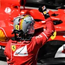 Race winner Sebastian Vettel (GER) Ferrari celebrates in parc ferme at Formula One World Championship, Rd19, Brazilian Grand Prix, Race, Interlagos, Sao Paulo, Brazil, Sunday 12 November 2017. © Mark Sutton/Sutton Images