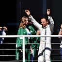 Felipe Massa (BRA) Williams celebrates the finish of his last Brazilian Grand Prix on the podium at Formula One World Championship, Rd19, Brazilian Grand Prix, Race, Interlagos, Sao Paulo, Brazil, Sunday 12 November 2017. © Mark Sutton/Sutton Images