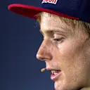 Brendon Hartley (NZL) Scuderia Toro Rosso in the Press Conference at Formula One World Championship, Rd19, Brazilian Grand Prix, Preparations, Interlagos, Sao Paulo, Brazil, Thursday 9 November 2017. © Kym Illman/Sutton Images