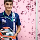 George Russell (GBR) Force India with helmet at Formula One World Championship, Rd19, Brazilian Grand Prix, Preparations, Interlagos, Sao Paulo, Brazil, Thursday 9 November 2017. © Manuel Goria/Sutton Images