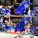 Scuderia Toro Rosso STR12 nose and front wings at Formula One World Championship, Rd19, Brazilian Grand Prix, Preparations, Interlagos, Sao Paulo, Brazil, Thursday 9 November 2017. © Mark Sutton/Sutton Images