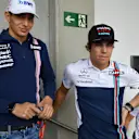 Esteban Ocon (FRA) Force India F1 and Lance Stroll (CDN) Williams at Formula One World Championship, Rd19, Brazilian Grand Prix, Preparations, Interlagos, Sao Paulo, Brazil, Thursday 9 November 2017. © Mark Sutton/Sutton Images