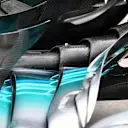 Mercedes-Benz F1 W08 Hybrid front wing detail at Formula One World Championship, Rd19, Brazilian Grand Prix, Preparations, Interlagos, Sao Paulo, Brazil, Thursday 9 November 2017. © Mark Sutton/Sutton Images