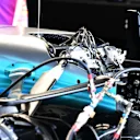 Mercedes-Benz F1 W08 Hybrid front suspension detail at Formula One World Championship, Rd19, Brazilian Grand Prix, Preparations, Interlagos, Sao Paulo, Brazil, Thursday 9 November 2017. © Mark Sutton/Sutton Images