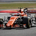 Stoffel Vandoorne (BEL) McLaren MCL32 at Formula One World Championship, Rd10, British Grand Prix, Practice, Silverstone, England, Friday 14 July 2017. © Sutton Images