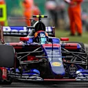 Carlos Sainz jr (ESP) Scuderia Toro Rosso STR12 at Formula One World Championship, Rd10, British Grand Prix, Practice, Silverstone, England, Friday 14 July 2017. © Sutton Images