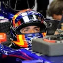 Carlos Sainz jr (ESP) Scuderia Toro Rosso STR12 at Formula One World Championship, Rd10, British Grand Prix, Practice, Silverstone, England, Friday 14 July 2017. © Sutton Images