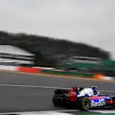 Carlos Sainz (ESP) Scuderia Toro Rosso STR12 at Formula One World Championship, Rd10, British Grand Prix, Qualifying, Silverstone, England, Saturday 15 July 2017. © Sutton Images