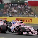 Esteban Ocon (FRA) Force India VJM10 at the start of the race at Formula One World Championship, Rd10, British Grand Prix, Race, Silverstone, England, Sunday 16 July 2017. © Sutton Images
