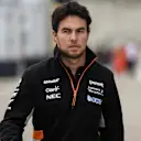 Sergio Perez (MEX) Force India at Formula One World Championship, Rd10, British Grand Prix, Race, Silverstone, England, Sunday 16 July 2017. © Sutton Images