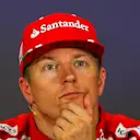 Kimi Raikkonen (FIN) Ferrari in the Press Conference at Formula One World Championship, Rd10, British Grand Prix, Race, Silverstone, England, Sunday 16 July 2017. © Sutton Images