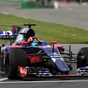 Daniil Kvyat (RUS) Scuderia Toro Rosso STR12 runs wide at Formula One World Championship, Rd7, Canadian Grand Prix, Practice, Montreal, Canada, Friday 9 June 2017. © Sutton Motorsport Images